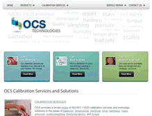 Tablet Screenshot of ocscal.com
